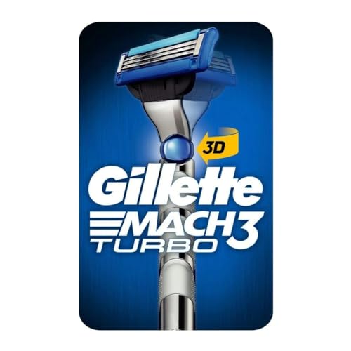 Sistema Di Rasatura Gillette Mach3 Turbo + 1 Lama Di Rasoio