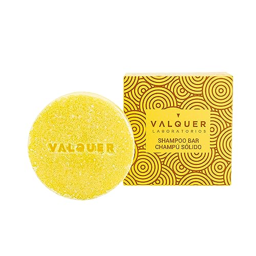 Valquer Laboratorios Shampoo Solido Acido Esotico (Estratto Di Limone E Papaia), Purificante, Senza Sapone Senza Plastica, Vegan, Shampoo E Naturale,