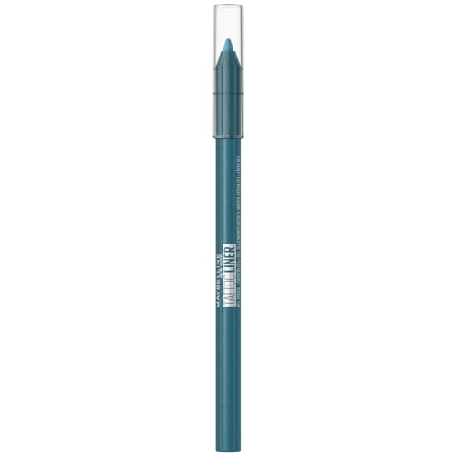 Maybelline New York, Eyeliner Impermeabile Con Texture Gel Resistente Alle Sbavature, Colore Intenso, Penna Per Tatuaggi, N. 814 Blue Disco (Blu)