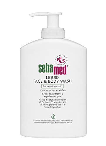 6 X Sebamed Liquid Viso & Body Wash 1000Ml