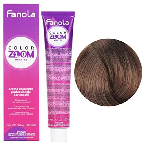 Crema Colore Per Capelli 100 Ml Colorzoom 10 Minuti 7.7 Biondo Marrone-Fanola