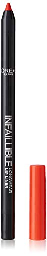 L'Oréal Paris Infallibile Lip Liner Matita Labbra A Lunga Tenuta, 203 Tangerine Vertigo
