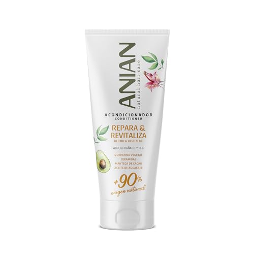 Anian - Balsamo Ripara E Rivitalizza, 250 Ml, Per Capelli Secchi E Danneggiati, Idrata, Rivitalizza E Rinforza I Capelli Danneggiati, Con Olio Di Avoc