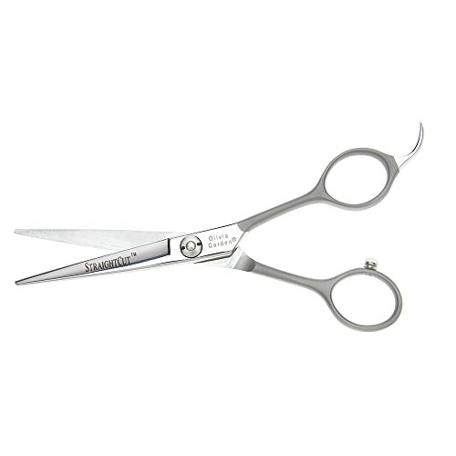 Olivia Garden Forbici Straightcut, Misura 5.75" - Potenti Lame Convesse , Lavorate A Mano Con La Miglior Qualità Di Acciaio Giapponese, Vendute In Un
