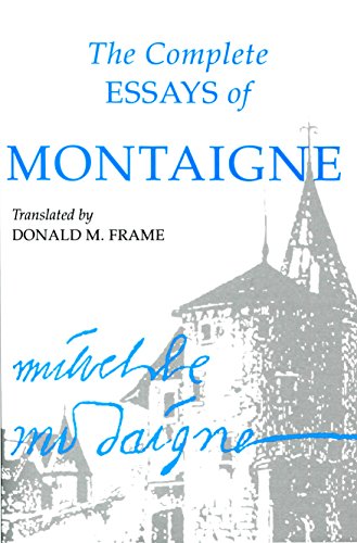 Complete Essays Of Montaigne
