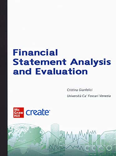Financial Statement Analysis And Evaluation. Con E-Book
