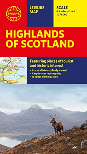 Philip'S Highlands Of Scotland: Leisure And Tourist Map: Leisure And Tourist Map