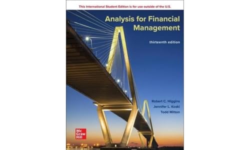 Analysis For Financial Management Ise