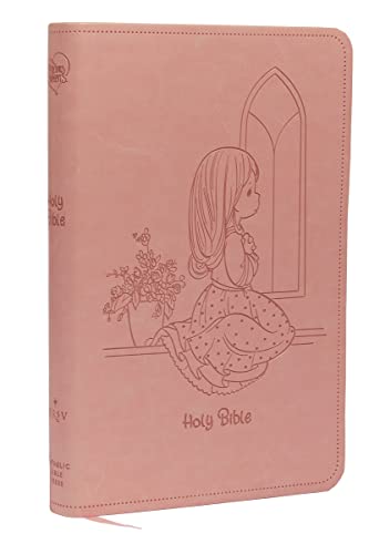Holy Bible: New Revised Standard Version Catholic Edition, Precious Moments Bible, Pink, Leathersoft, Comfort Print