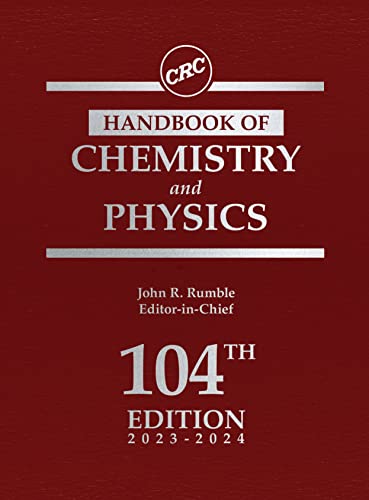 Crc Handbook Of Chemistry And Physics