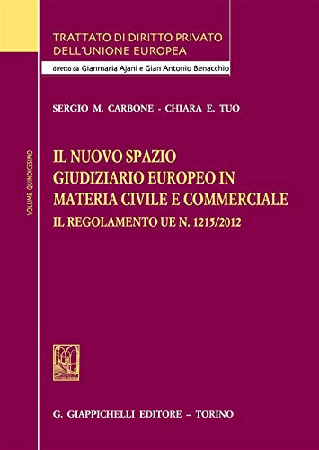 Il Nuovo Spazio Giudiziario Europeo In Materia Civile E Commerciale