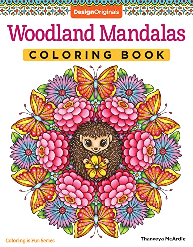 Woodland Mandalas Coloring Book