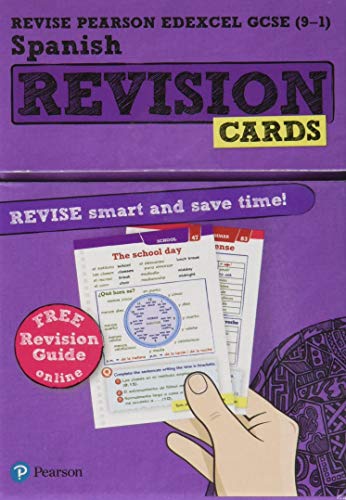 Revise Pearson Edexcel Gcse (9-1) Spanish Revision Cards: Includes Free Online Edition Of Revision Guide