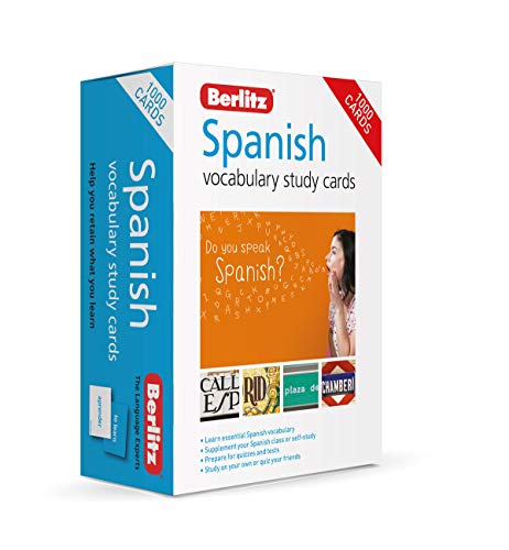 Berlitz Spanish Vocabulary Study Cards