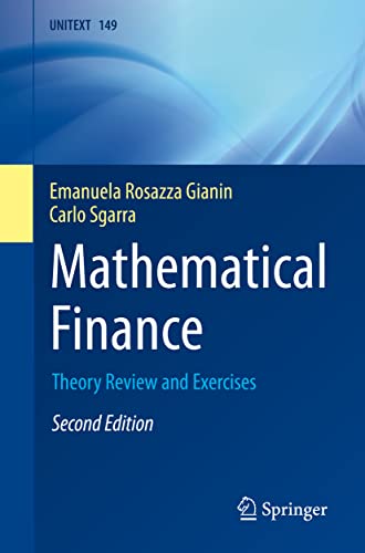 Mathematical Finance: Theory Review And Exercises: 149
