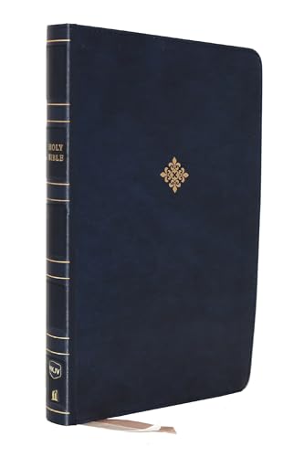 Nkjv, Thinline Bible, Large Print, Leathersoft, Blue, Red Letter, Comfort Print: New King James Version, Blue Leathersoft, Thinline, Comfort Print: Re