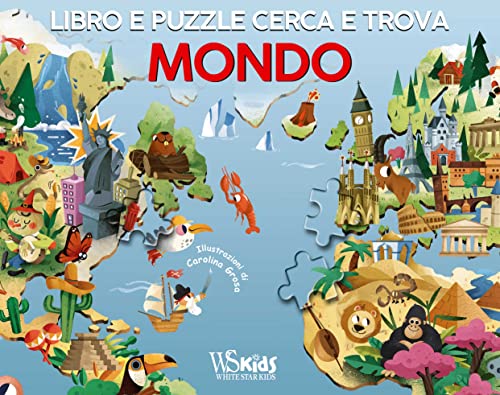 Mondo. Libro E Puzzle Cerca E Trova. Ediz. A Colori. Con Puzzle. Con Poster