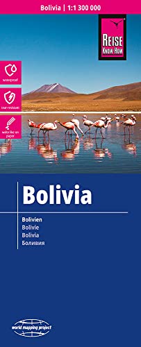 Reise Know-How Landkarte Bolivien 1 : 1.300.000: Worldmappingproject