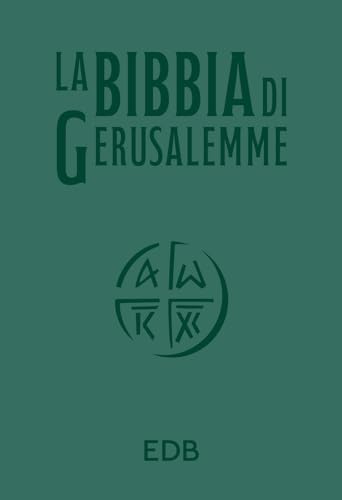 Bibbia Di Gerusalemme - Versione Media Verde Con Fascetta
