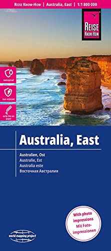 Reise Know-How Australia, East (1:1.800.000) (World Mapping Project): Reiß- Und Wasserfest (World Mapping Project)