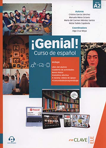 ¡Genial! A2 - Curso De Español: Libro Del Alumno Y Cuaderno De Actividades 2 (A2) + Audio Descargabl