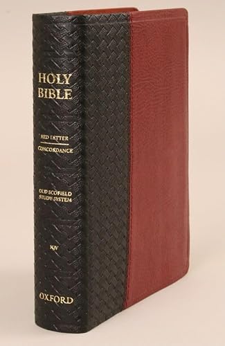The Old Scofield® Study Bible, Kjv, Pocket Edition, Basketweave Black/Burgundy: King James Version, Black/Burgundy, Leather Basketweave, Improved Edit