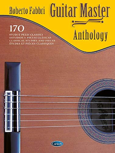 Guitar Master Anthology 170 Classical Studies And Pieces - A Cura Di Roberto Fabbri