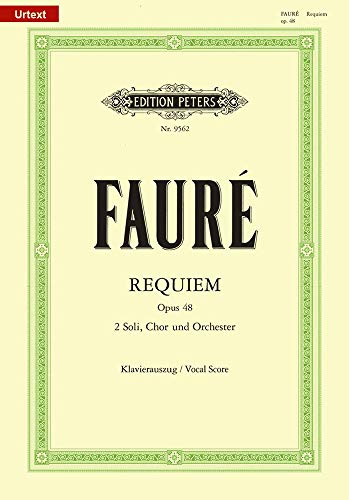 Messe De Requiem D-Moll Op. 48: Für Soli (Sopran- Und Bariton-Solo), Chor Und Orchester / Klavierauszug [Lingua Tedesca]