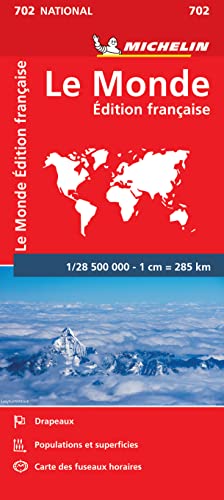 Monde 11702 Carte ' National ' Michelin Kaart