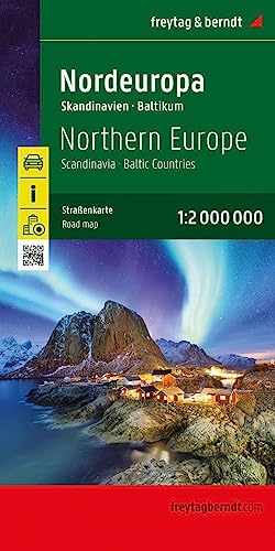 Europa Settentrionale 1:2 000 000-Northern Europe, Scandinavia-Baltic Countries: Wegenkaart Schaal 1 : 2.000.000: Ak 2001