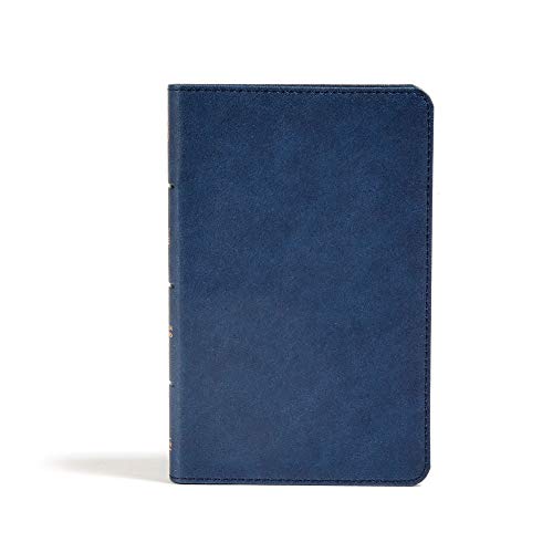 Holy Bible: Christian Standard Bible, Personal Size Bible, Navy Leathertouch