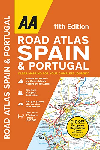 Aa Road Atlas Spain & Portugal (Aa Road Atlas Spain)