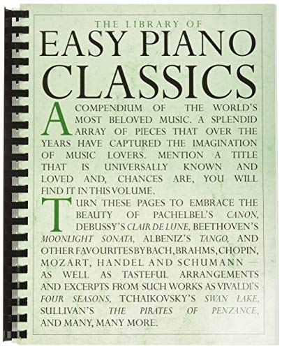 Library Of Easy Piano Classics [Lingua Inglese]