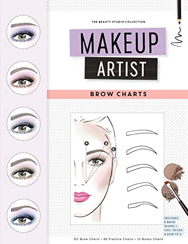 Makeup Artist Brow Charts: 4