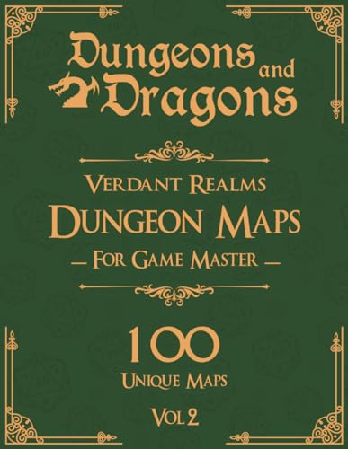 Dungeons And Dragons Verdant Realms Dungeon Maps For Game Masters Vol 2: 100 Unique Forest Maps And Stories For Ttrpgs