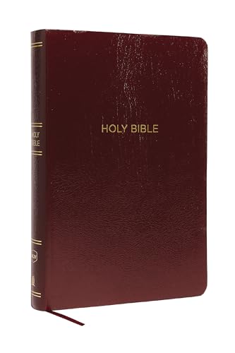 Nkjv, Reference Bible, Super Giant Print, Leather-Look, Burgundy, Red Letter, Comfort Print: New King James Version, Burgundy, Leatherflex, Reference