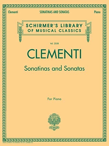 Muzio Clementi: Sonatinas And Sonatas: Schirmer'S Library Of Musical Classics (2058)
