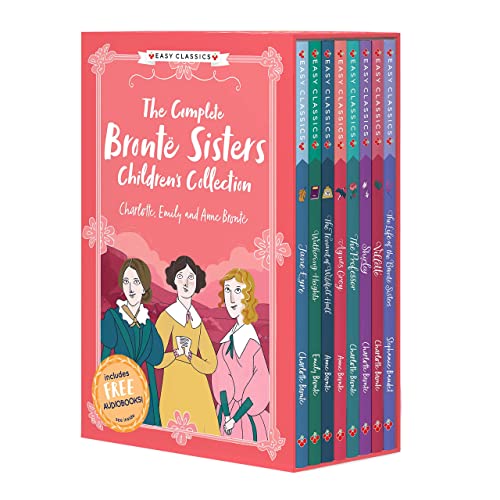 The Complete Bronte Sister'S Children’S Collection 8 Books Box Set (The Tenant Of Wildfell Hall, Agnes Grey, Wuthering Heights, The Professor, Villett