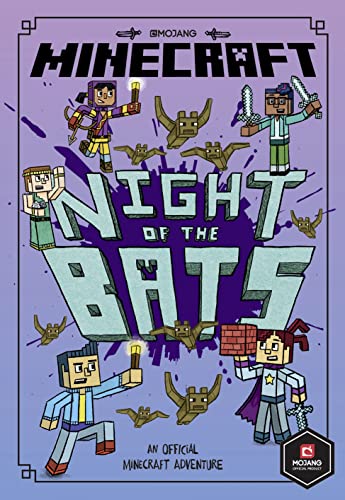 Minecraft: Night Of The Bats (Woodsword Chronicles #2): Book 2 In The First Official Minecraft Gaming Fiction Series – Perfect For Getting Kids Aged 7