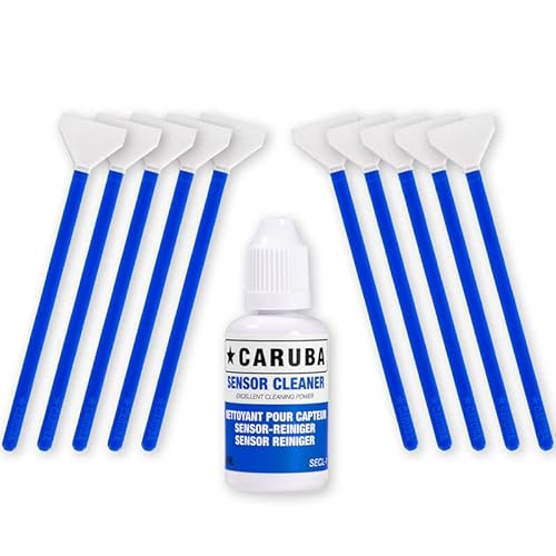 Caruba Batonnet De Nettoyage Plein Format (10 Swabs 24Mm + Cleaning Fluid 30Ml)