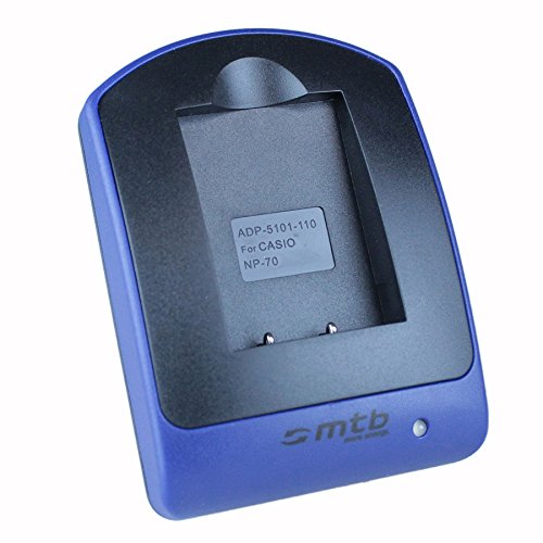 Caricabatteria Usb (Senza Cavo/Adattatori) Per Casio Np-70 / Exilim Ex-Z150, Z155, Z250