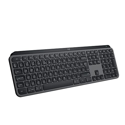 Logitech Mx Keys S Tastiera Con Layout Internazionale Qwerty (Internazionale), Colore Nero Grafite