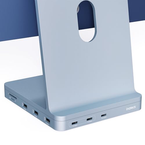Inateck Hub Usb C Per Imac, Docking Station Compatibile Con Imac 24 Pollici 2021/2023, Usb 3.2 Gen 2, Hub Usb 8-In-1 In Alluminio Con Alloggiamento Ss