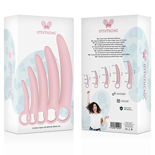 Intimichic - Silicone Dilator 5 Pieces Set