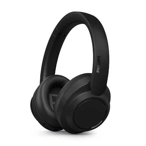 Philips Tah6509Bk/00 Cuffie Bluetooth Wireless Over-Ear Con Cancellazione Del Rumore - Qualità Superiore Della Chiamata, Assistente Vocale Compatibile