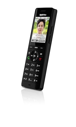 Fritz! Fon X6 Edition International Nero - Cordless Dect Analogico, Full Duplex Hd, Display A Colori, Tante Funzioni Smart Home In Combinazione Fritz!
