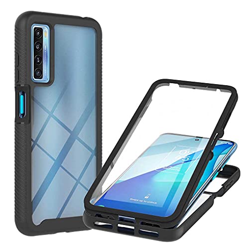 Liner Cover Per Tcl 20L+/Tcl 20L Plus/Tcl 20 5G/Tcl 20S/Tcl 20L, [Protezione Schermo Integrata] Custodia Trasparente Full Body Antiurto Rigida Pc Soft