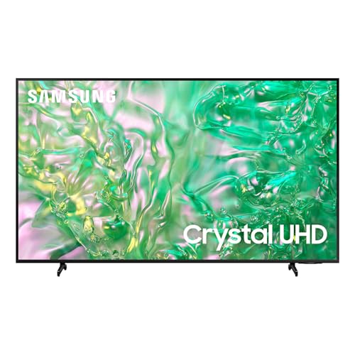 Samsung Smart Tv 55" Ue55Du8070Uxzt, Crystal Uhd 4K, 4K Upscaling, Airslim Design, Dvbt-2, Q-Symphony & Adaptive Sound, Integrato Con Bixby, Comp Con