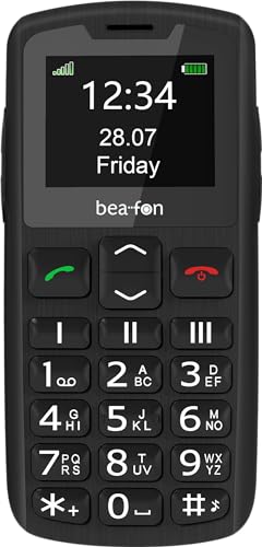 Beafon, Sl230, Silver Line, Telefono Cellulare Per Anziani Con Pulsante Di Emergenza, Telefono Cellulare, 1,8" (4,52 Cm)