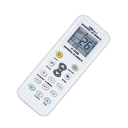 Telecomando Universale Per Condizionatori 1000 Codici Compatibile Con Tutti I Condizionatori E Climatizzatori, Funzione Luce
